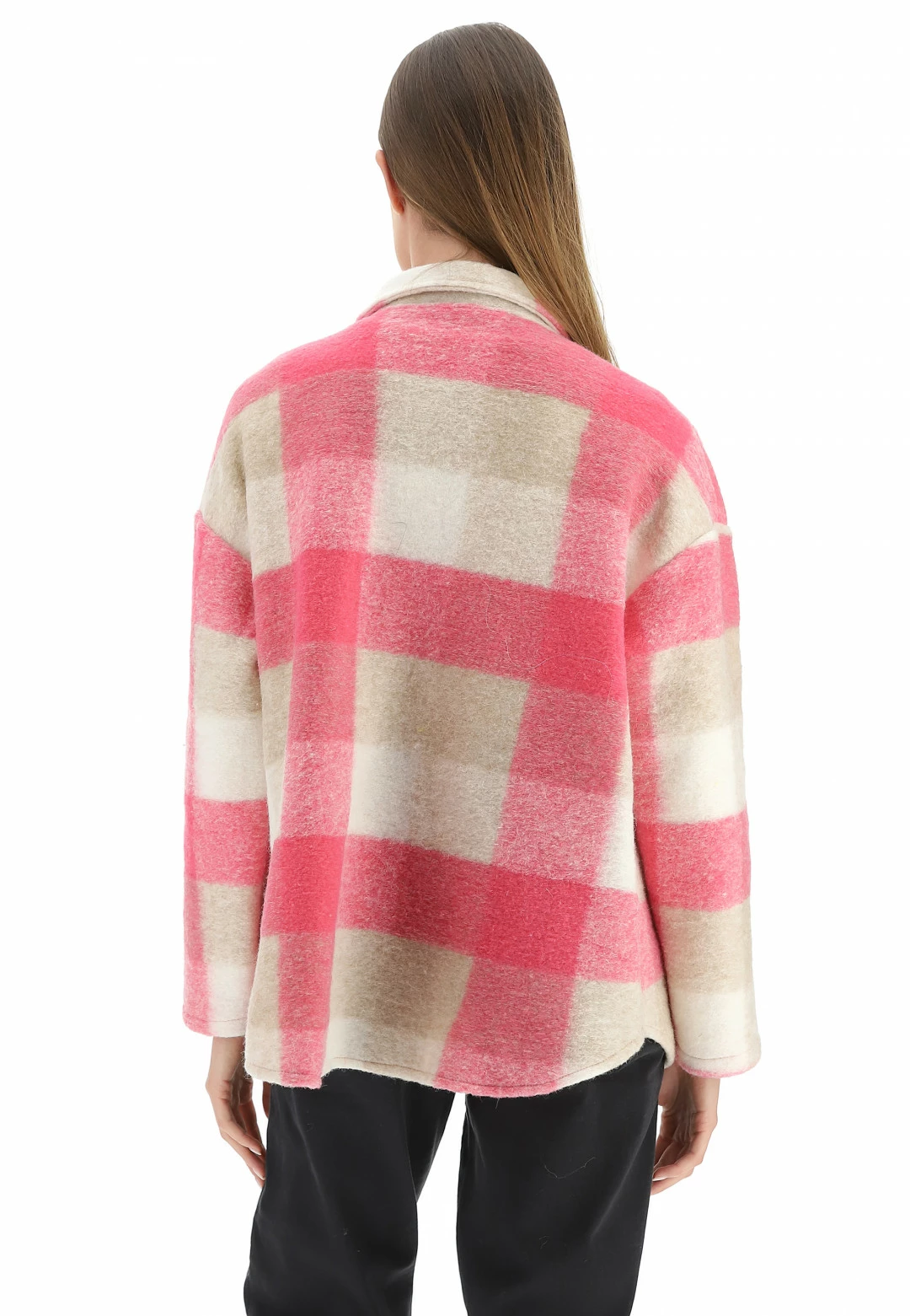 Giacca Camicia Lana Cotta Eks - immagine 10