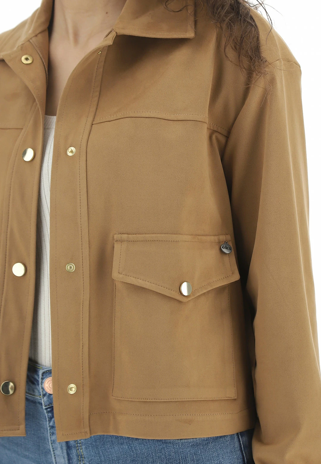 EKS Giacca Effetto Suede èks Donna - immagine 9