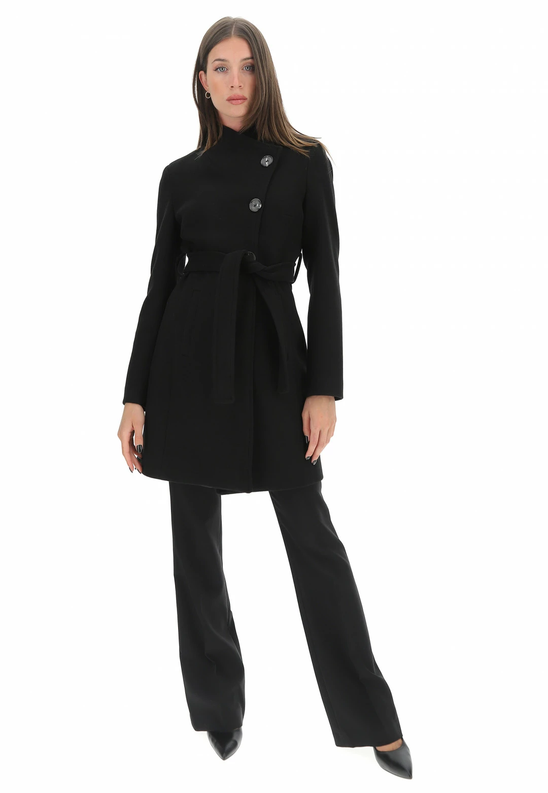 Cappottino Artigli Bottoni Laterali Con Cintura - immagine 4