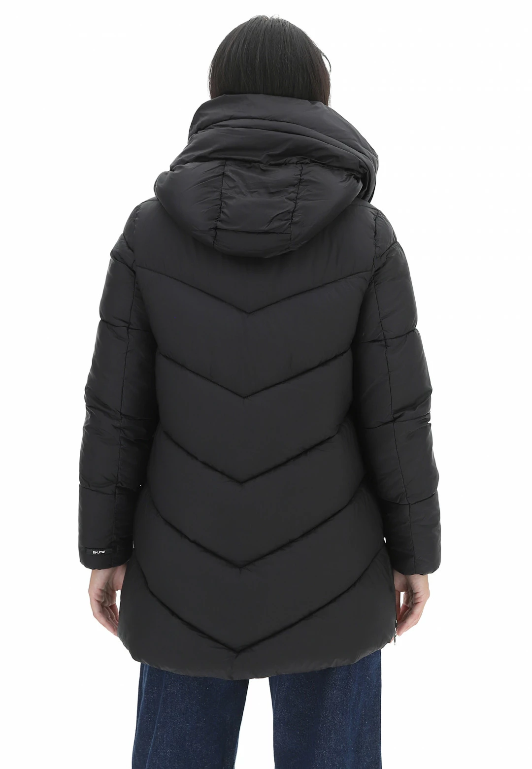 Giubbino Svasato Rihunik Mod. Lovisa Con Aperture Laterali E Collo Imbottito - immagine 3