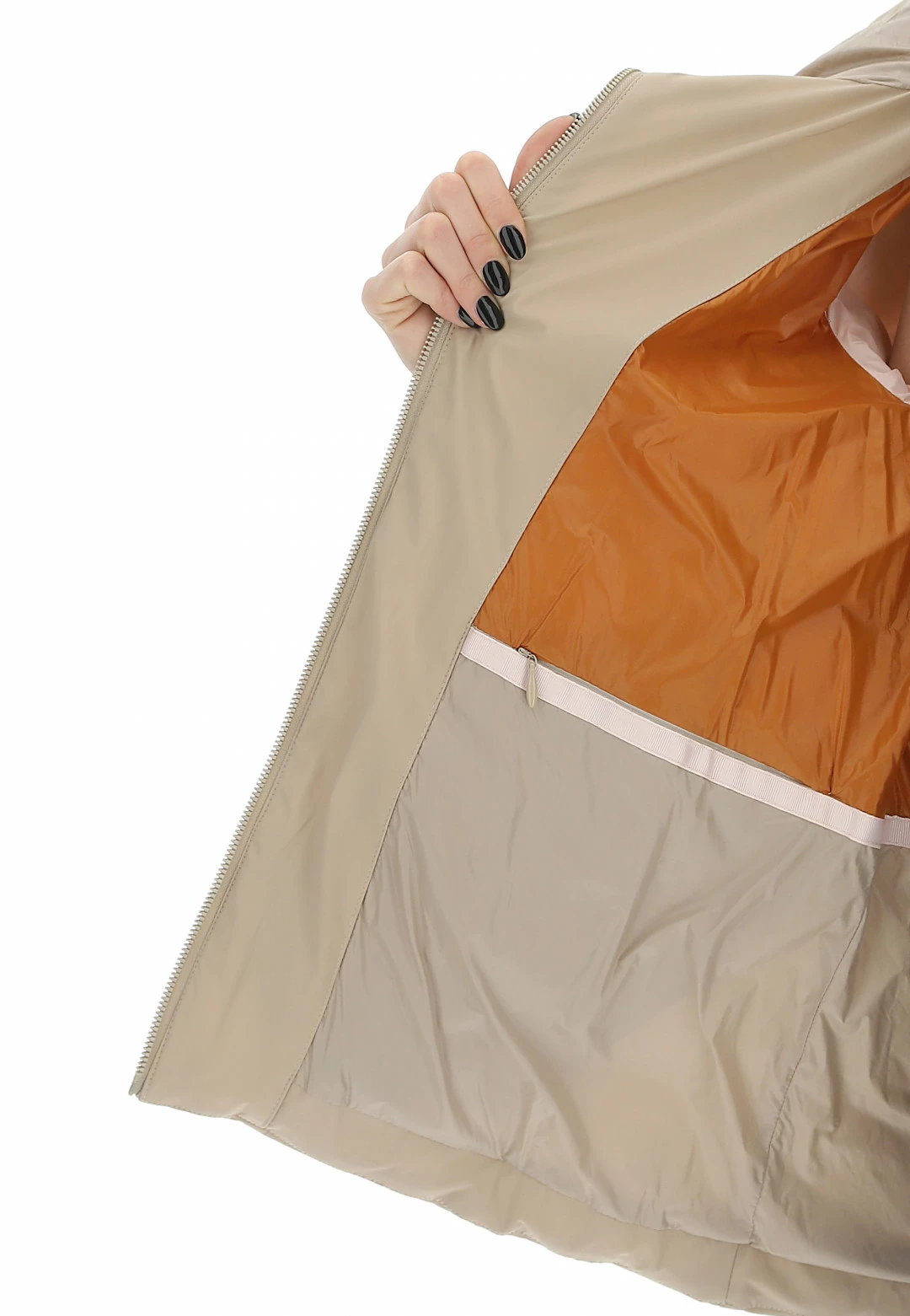 Giubotto Imbottito Rihunik Con Collo A Fascia E Cappuccio Estraibile Donna - immagine 14