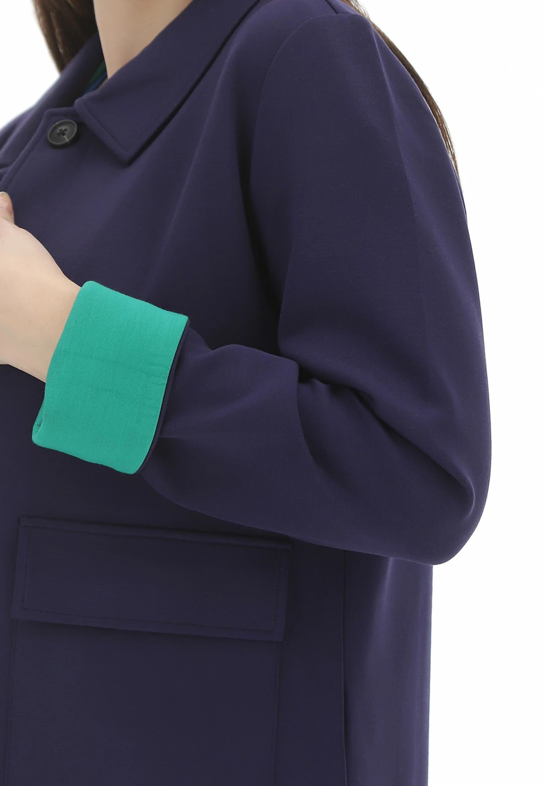 Giacca Scuba Bicolor Tom Tailor Donna - immagine 5