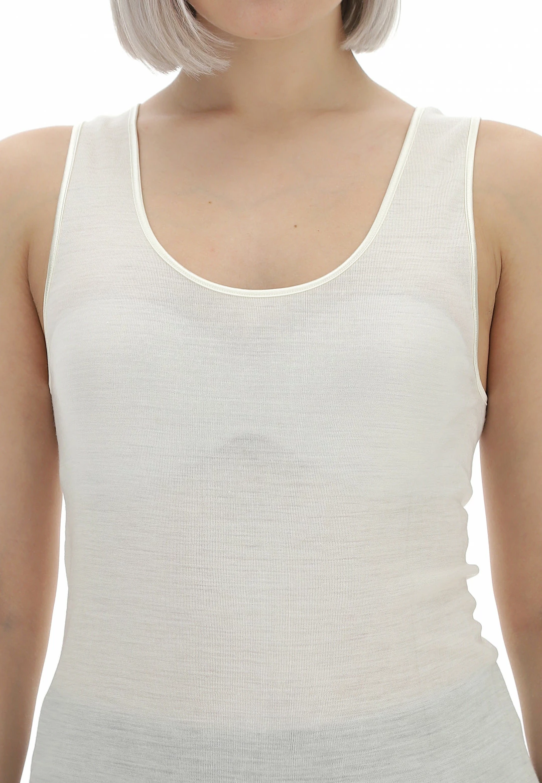 RAGNO Canotta Spalla Larga Lana Seta - immagine 8