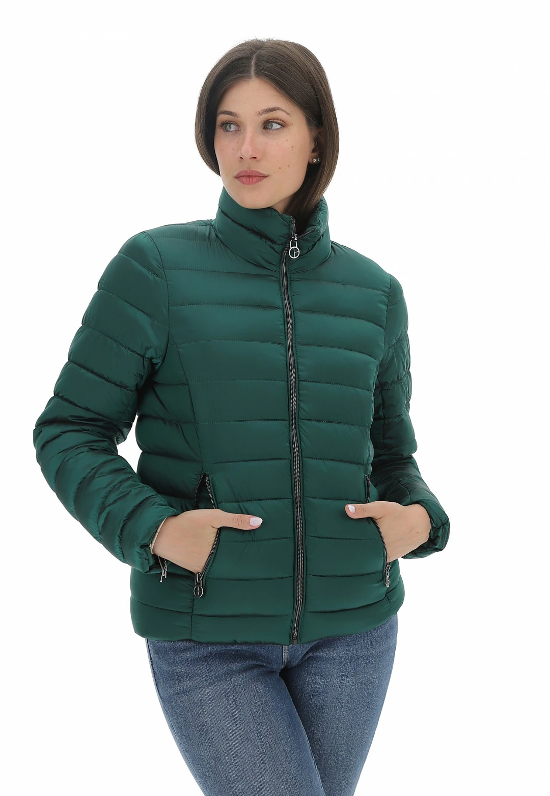 Giubbotto Con Collo A Fascia Clinchberry E Patch Logo - immagine 13