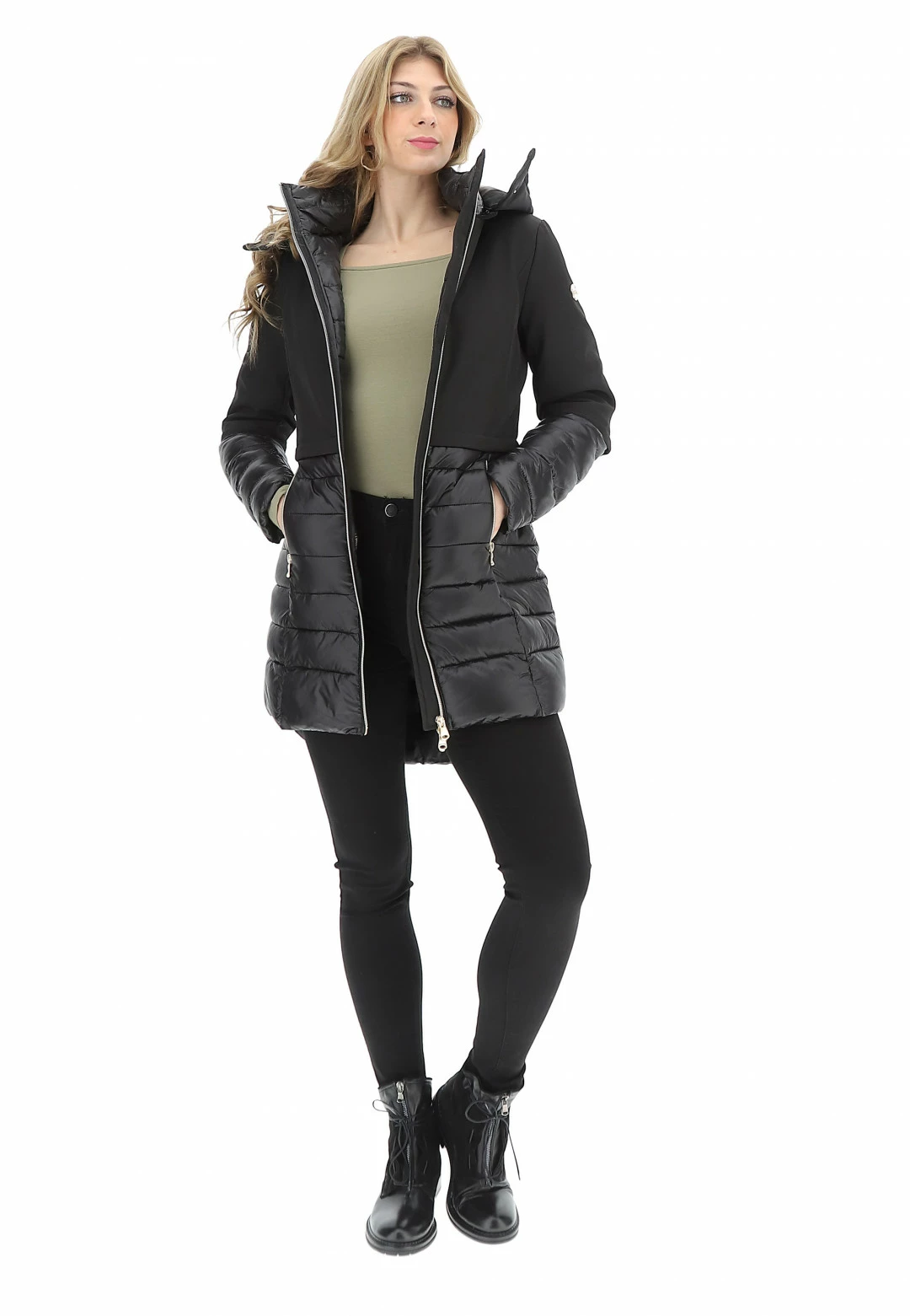 No Zone Giubbino Lungo Softshell Nozone Mod. Chena - immagine 4