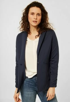 Giacca A Righe Manica Arricciata Cecil