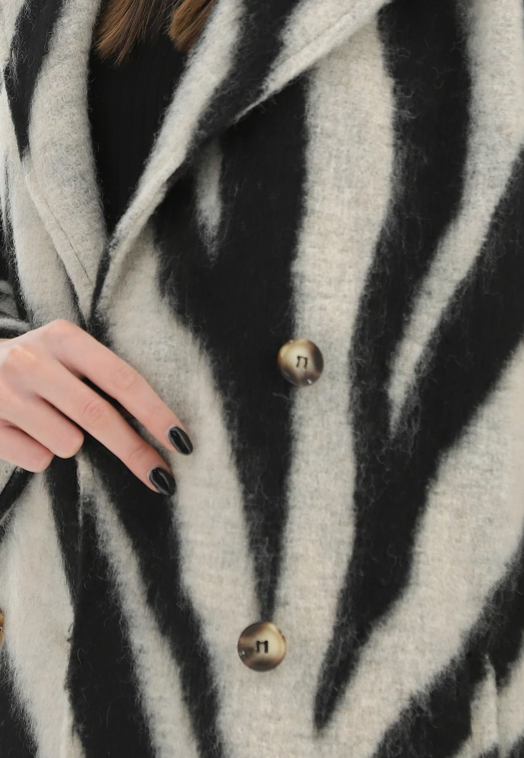 Cappotto Doppiopetto Zebrato Age Donna - immagine 5