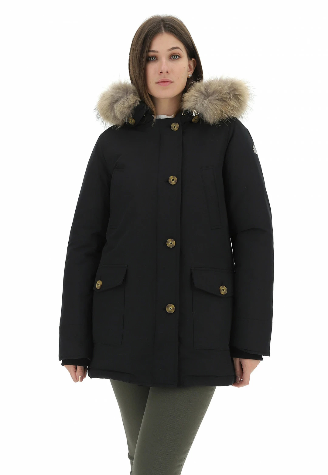 Parka Mixture G624 Con Cappuccio E Pelliccia Murmasky Removibile E 4 Tasche