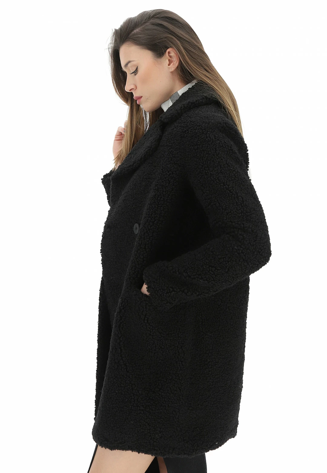 Cappottino Ricciolino Doppiopetto Censured - immagine 3