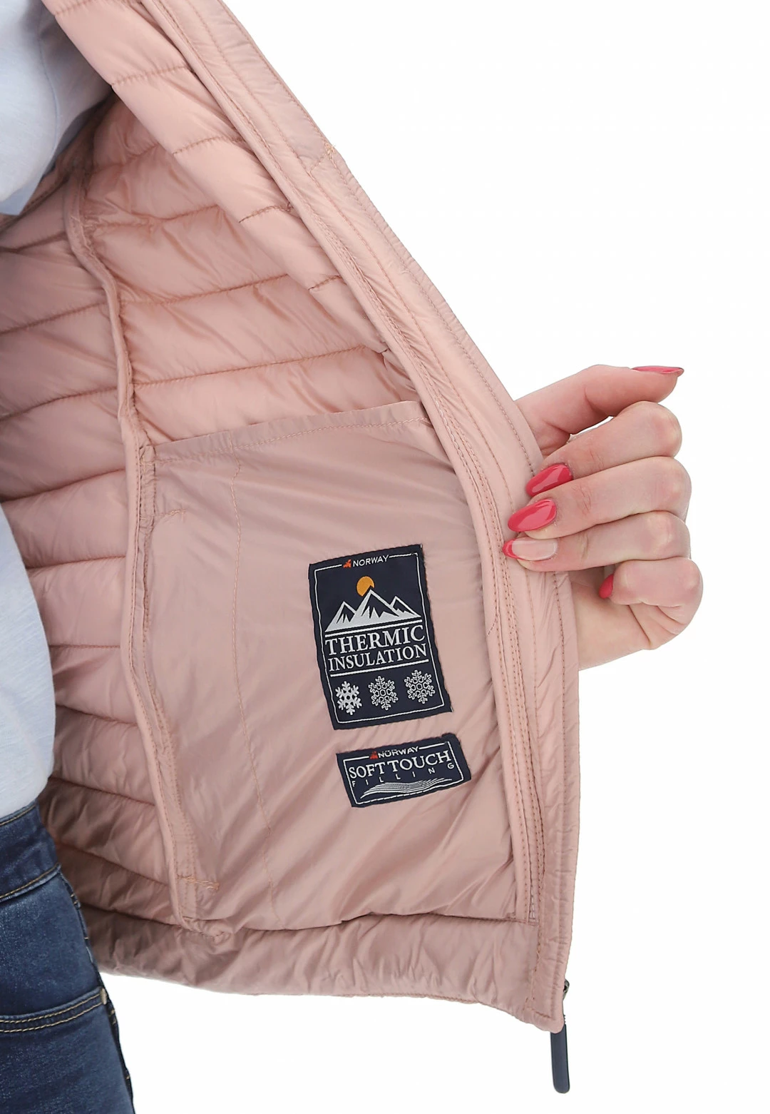 Giubbino 100 Gr In Ovatta Norway Con Cappuccio - immagine 11