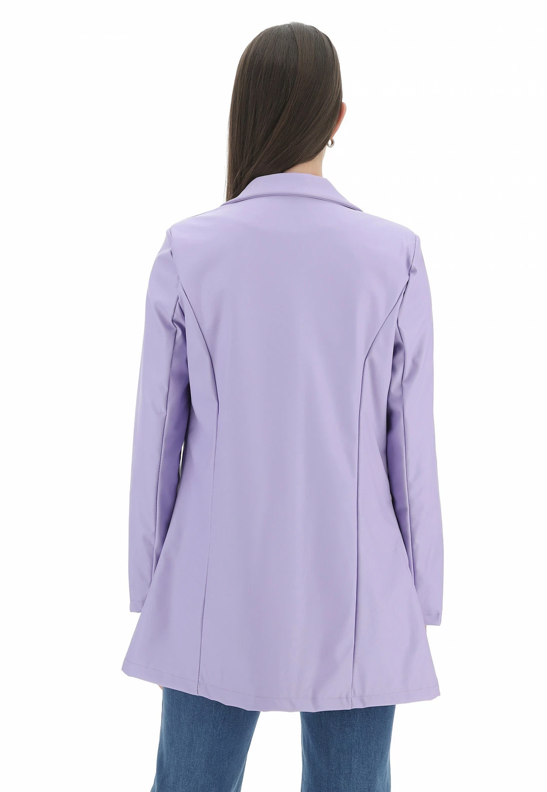 VIC BEE Blazer Similpelle Un Bottone Vicbee - immagine 9