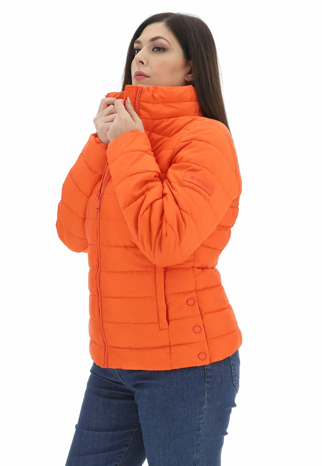 Giubbino Light Tom Tailor Con Collo A Fascia - immagine 2