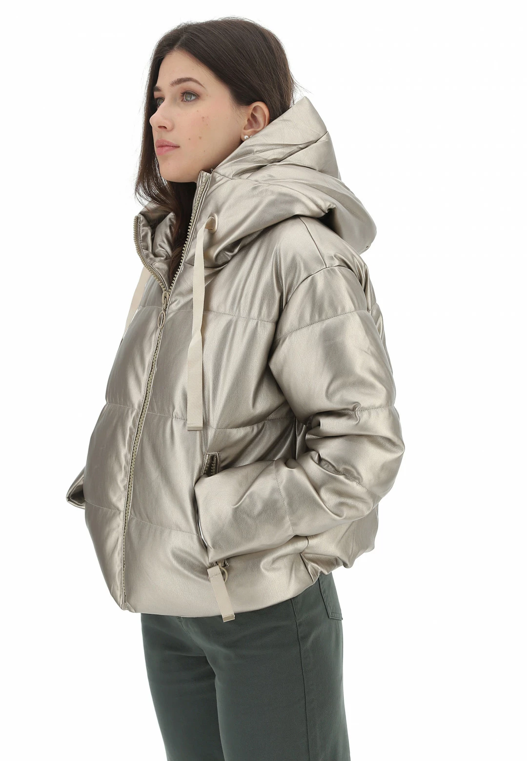 Giubbino Similpelle Imbottito Softy - immagine 8