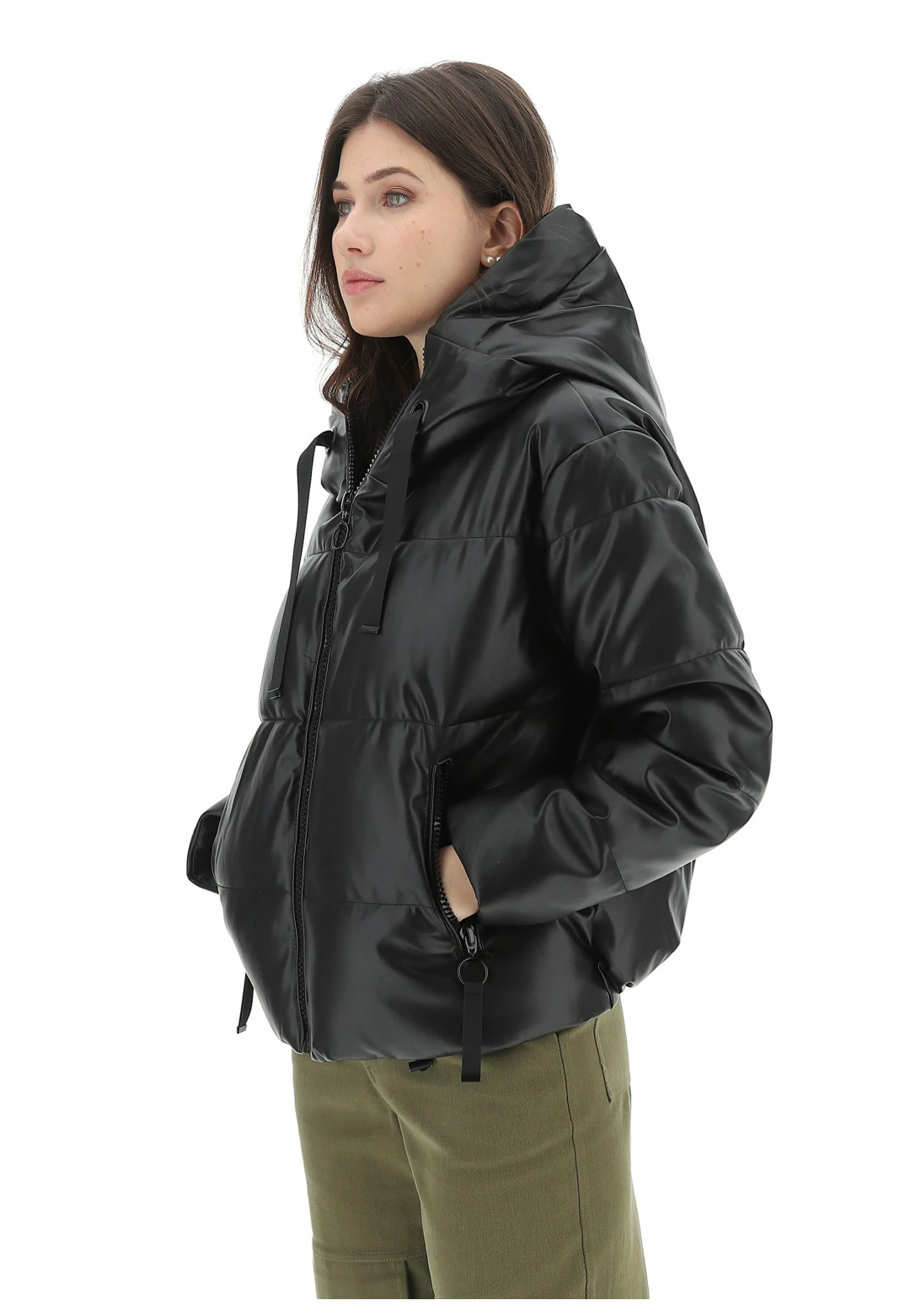 Giubbino Similpelle Imbottito Softy - immagine 2