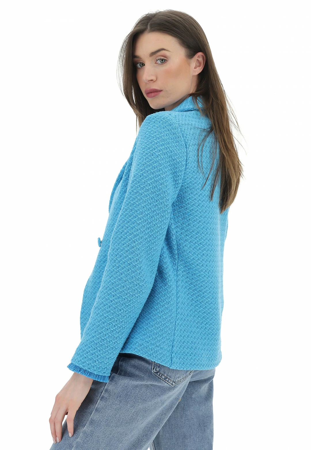 Giacca Tweed Doppiopetto Rosa G. - immagine 2