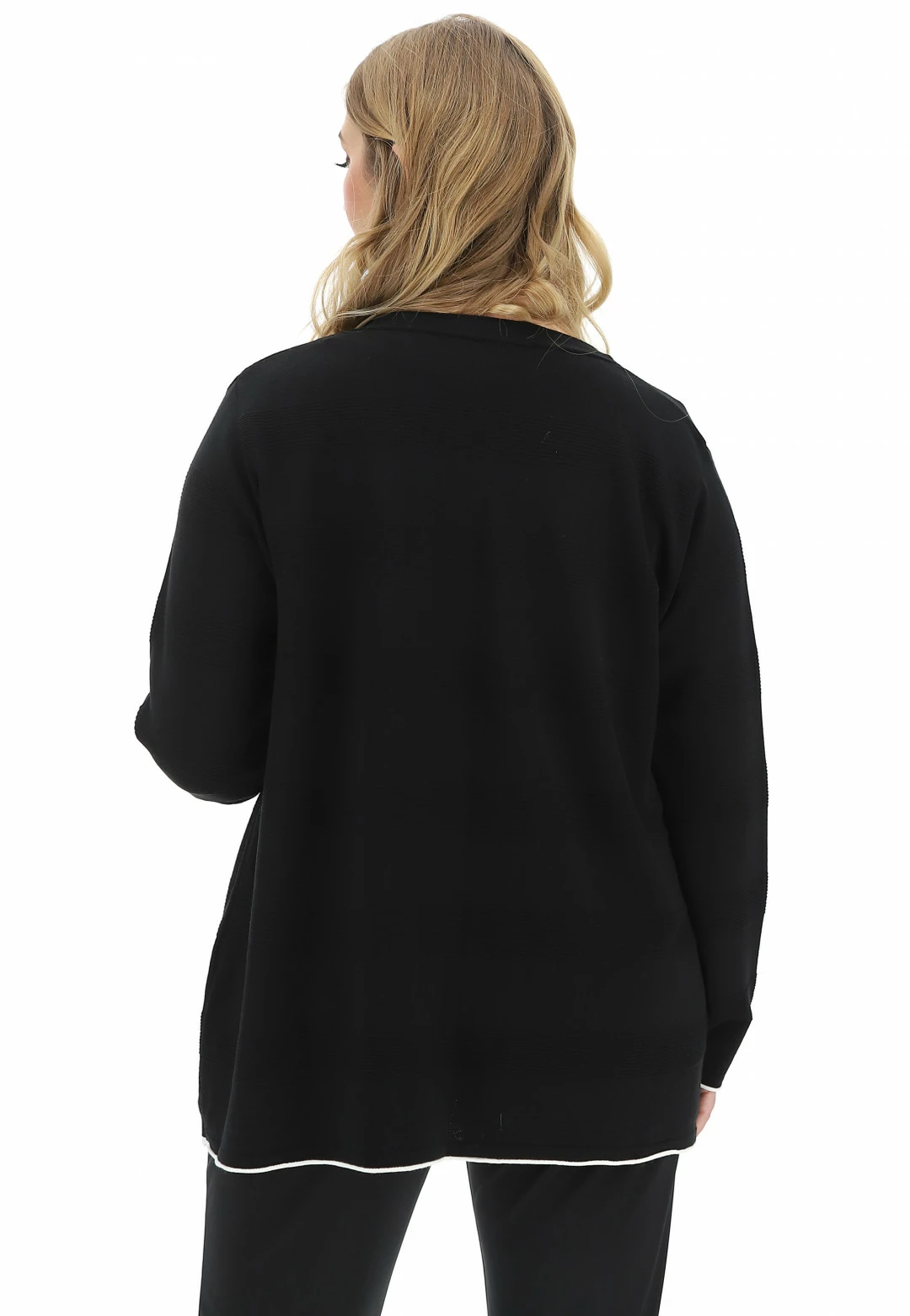 BE BLUE ENEMY Cardigan Aperto Blue Enemy Art.9360 Con Riga - immagine 3