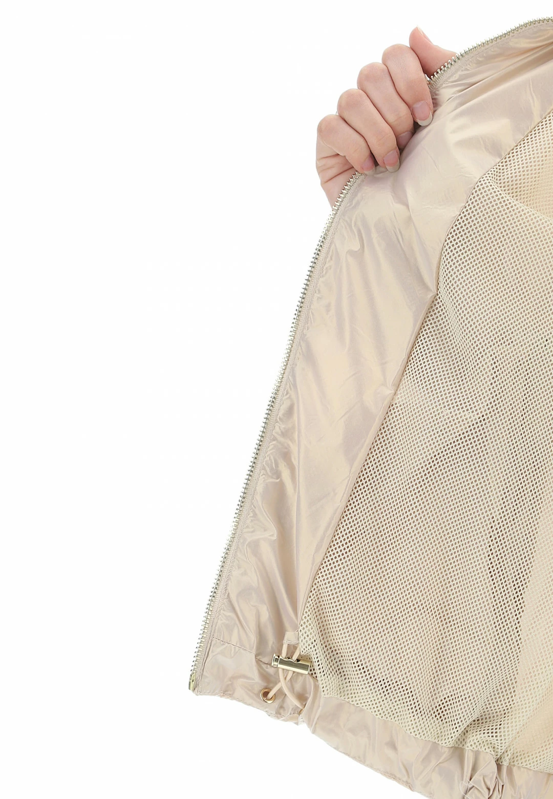 YES.ZEE Giubbino Yes Zee Donna In Nylon Lucido Effetto Perlato Con Zip - immagine 13