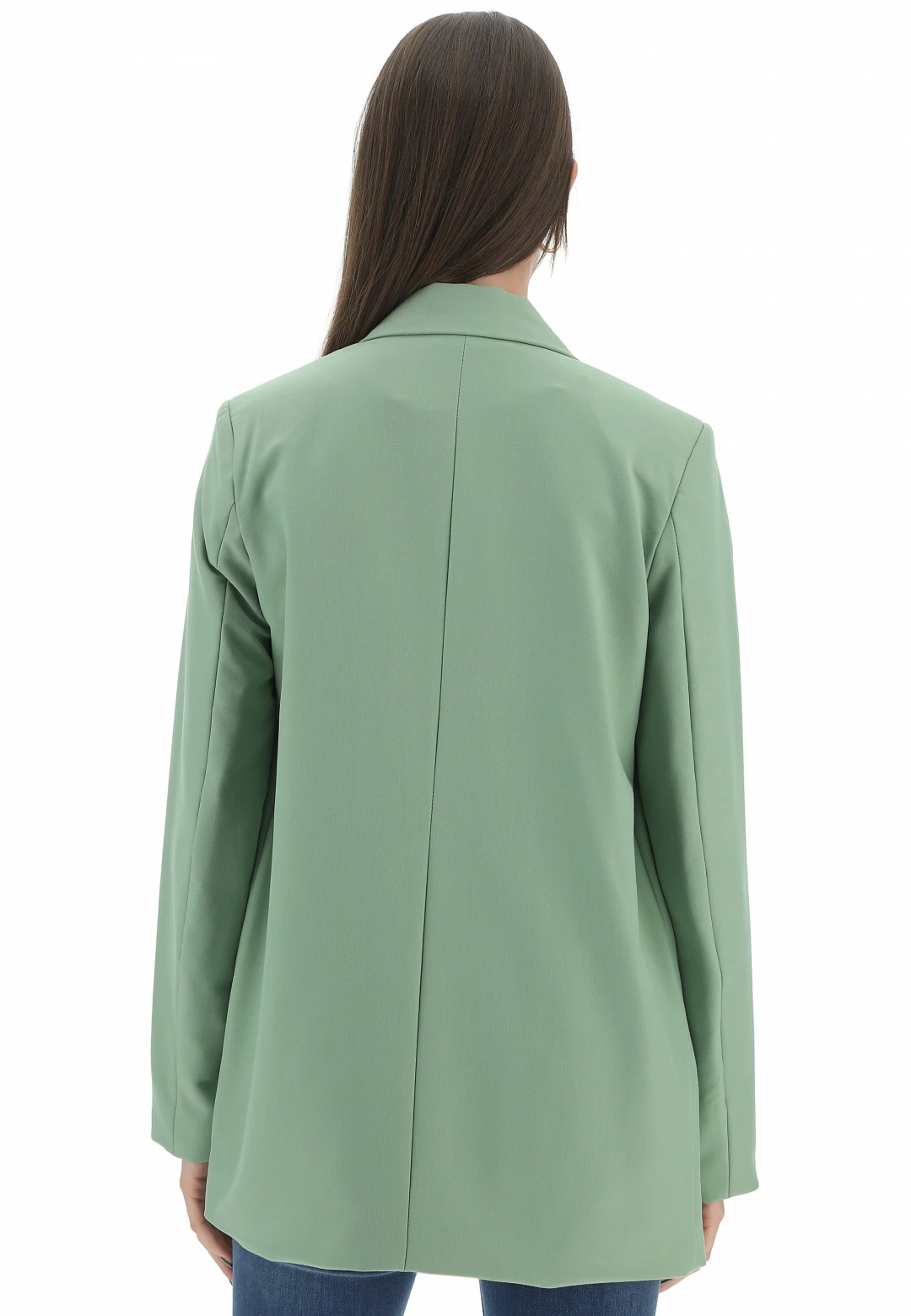 Giacca Foderata Vero Moda Doppio Petto In Tinta Unita - immagine 3