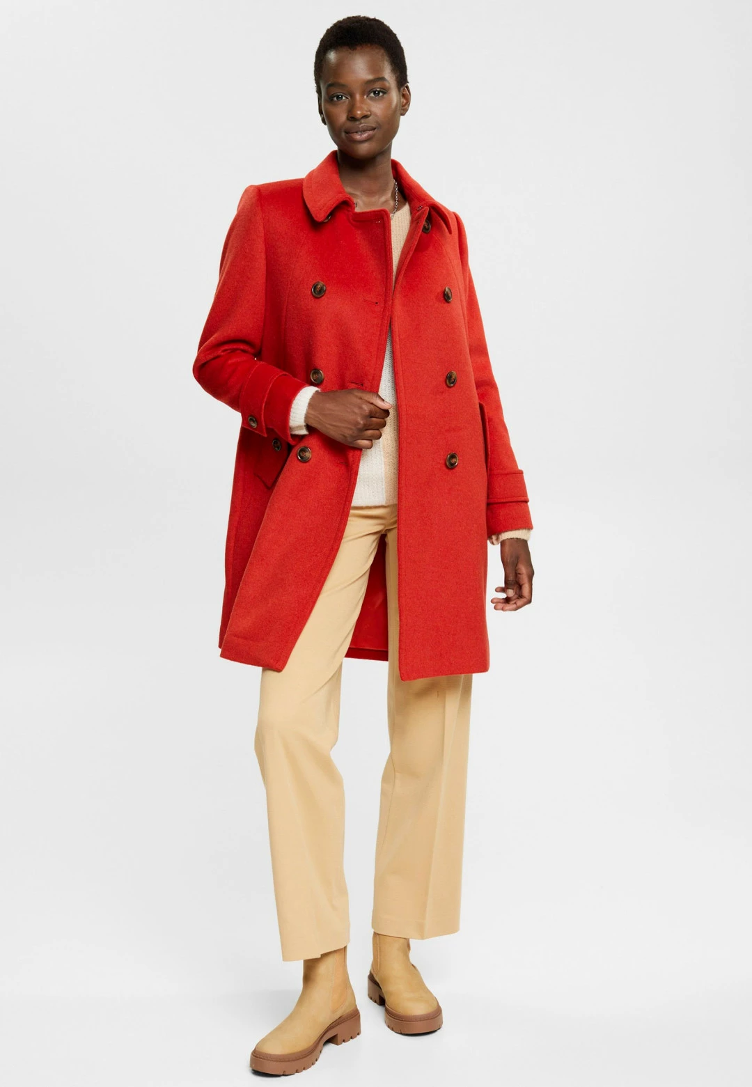 Cappotto Esprit Doppiopetto Art.082eo1g393 - immagine 2