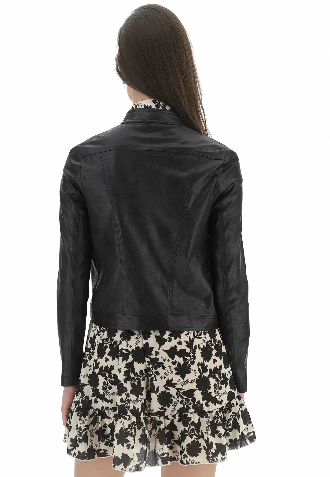 EKS Giubbino Similpelle Effetto Used èks Donna - immagine 3