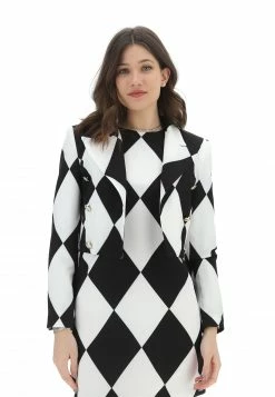 EKS Giacca Crop Black & White èks