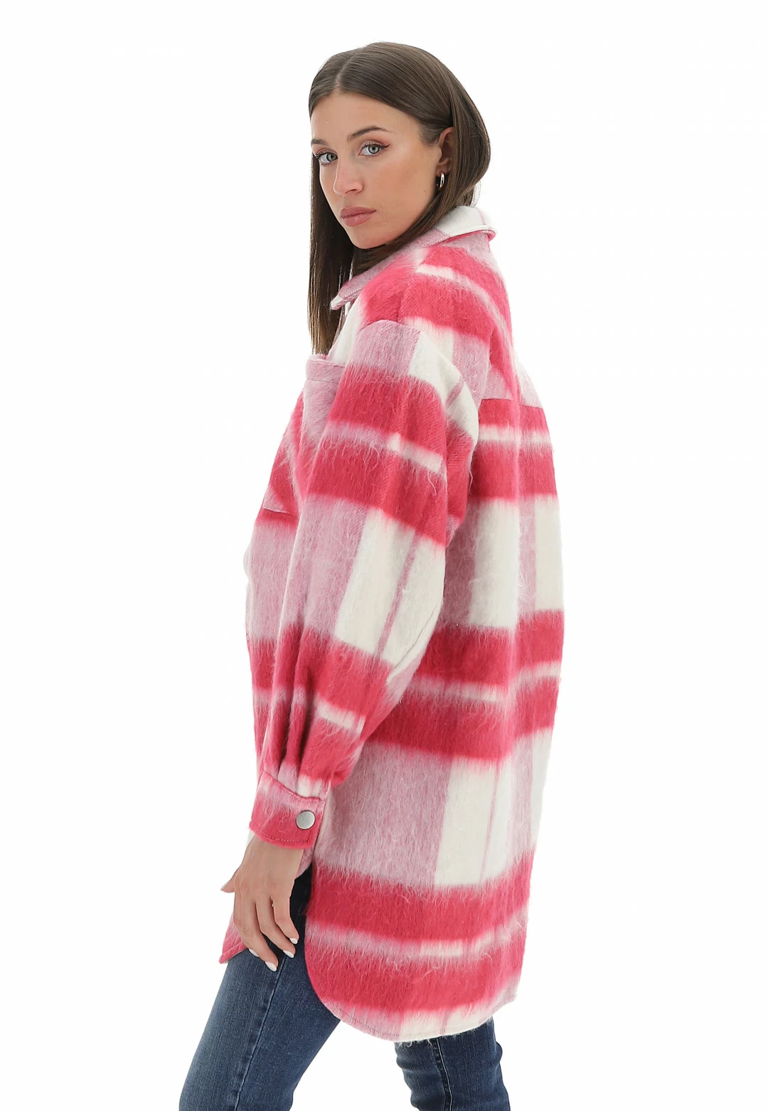 Giacca Quadrettata Over Only Donna - immagine 2