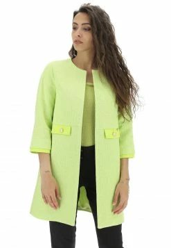 Giacca Lunga In Tweed Eks