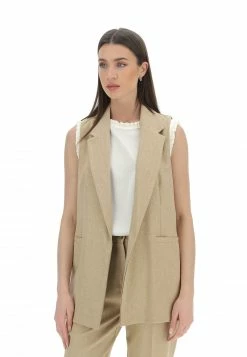 Gilet Aperto Effetto Fiammato Artigli