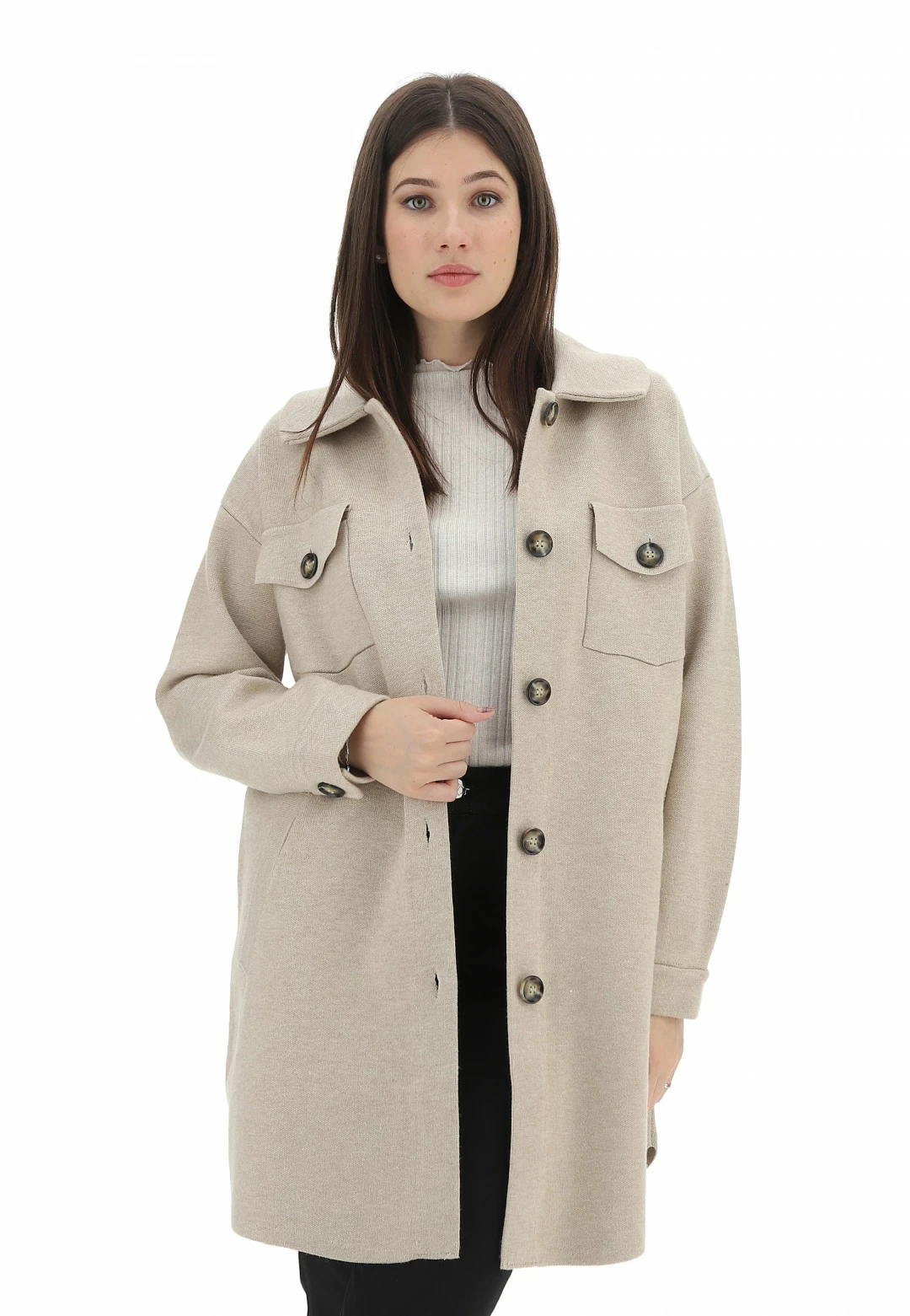 Cappottino In Maglia Mxo Donna