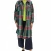 Giacca Lunga Quadri Effetto Lana Cotta Dixie