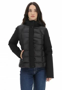 Giubbino Corto Imbottit Markup Con Cappuccio E Zip