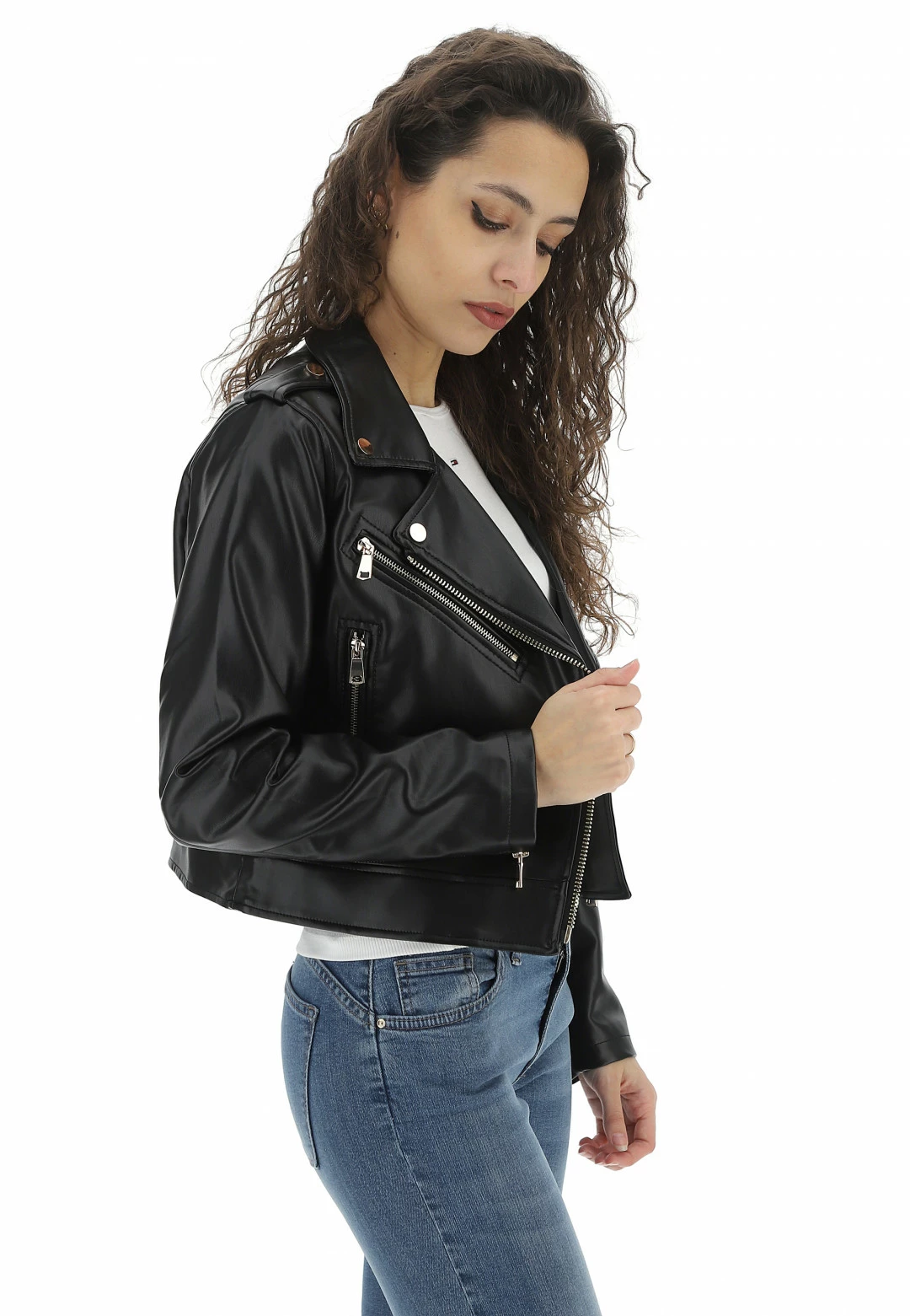 Chiodo Similpelle Softy Donna - immagine 2