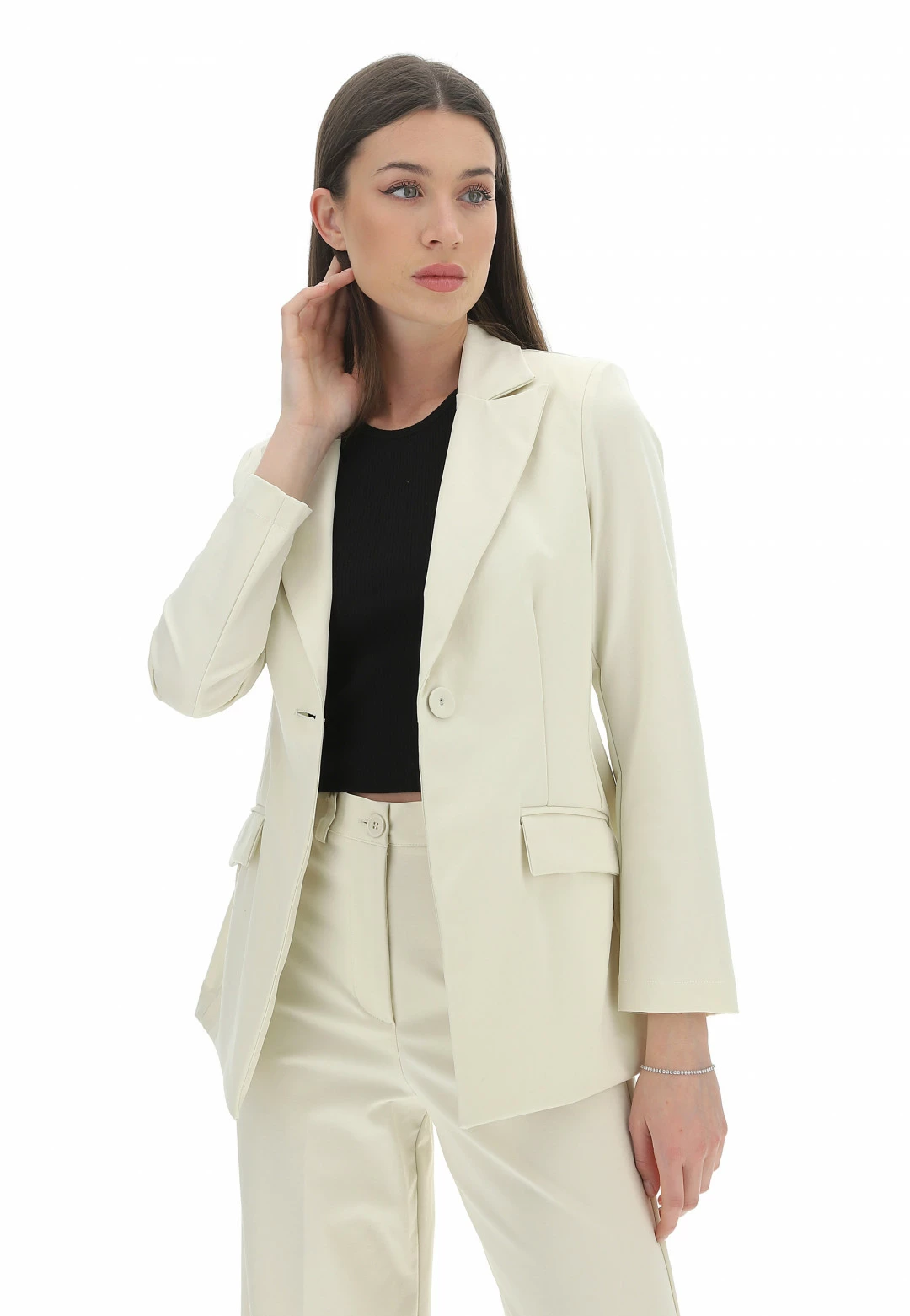 Giacca Dixie Slim Fit Un Bottone Frontale