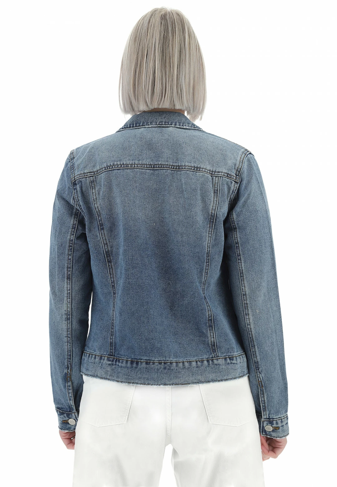 Giubbino Denim Vero Moda Donna Slim - immagine 3