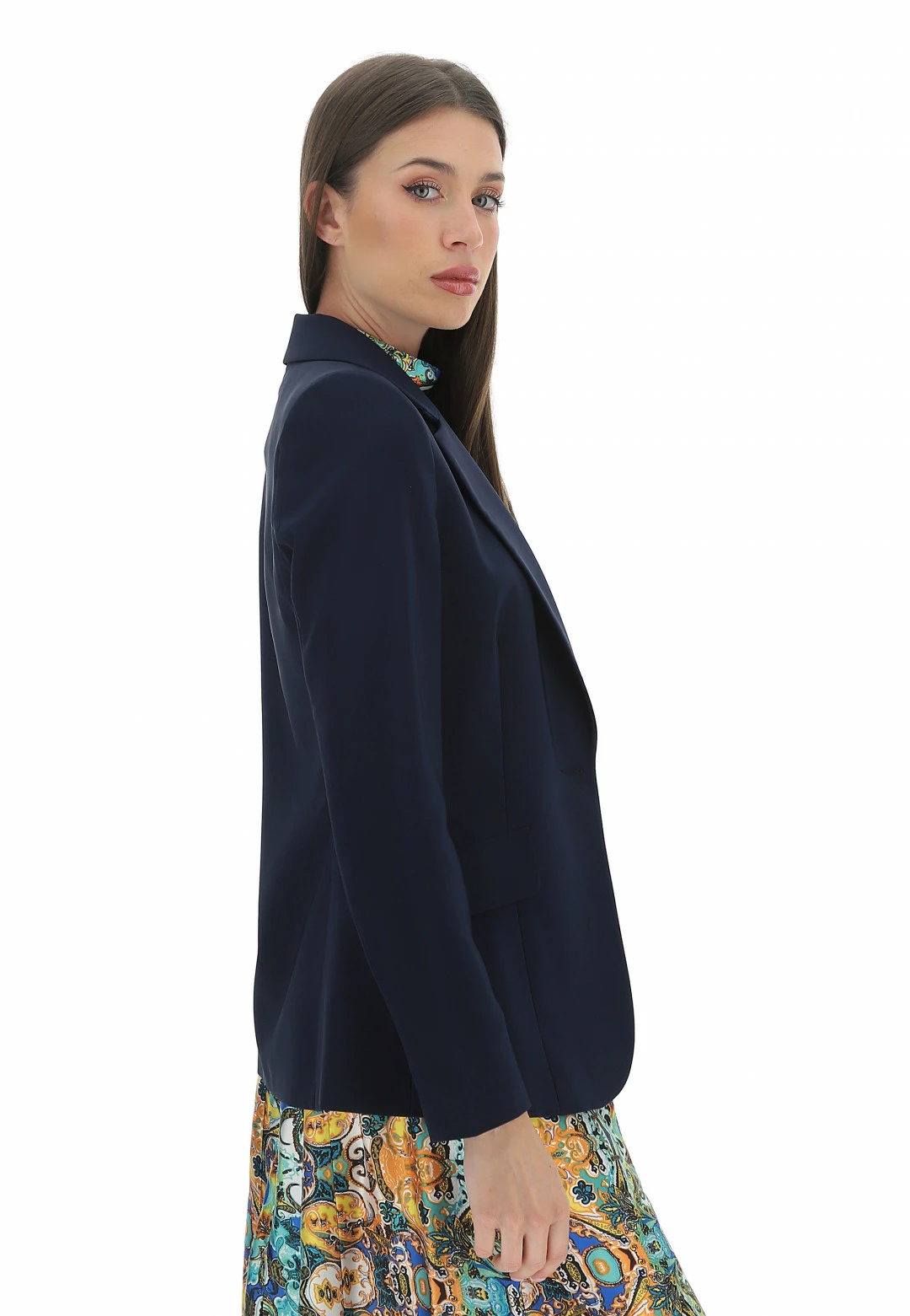 Blazer 1bottone Rinascimento Donna Made In Italy - immagine 7