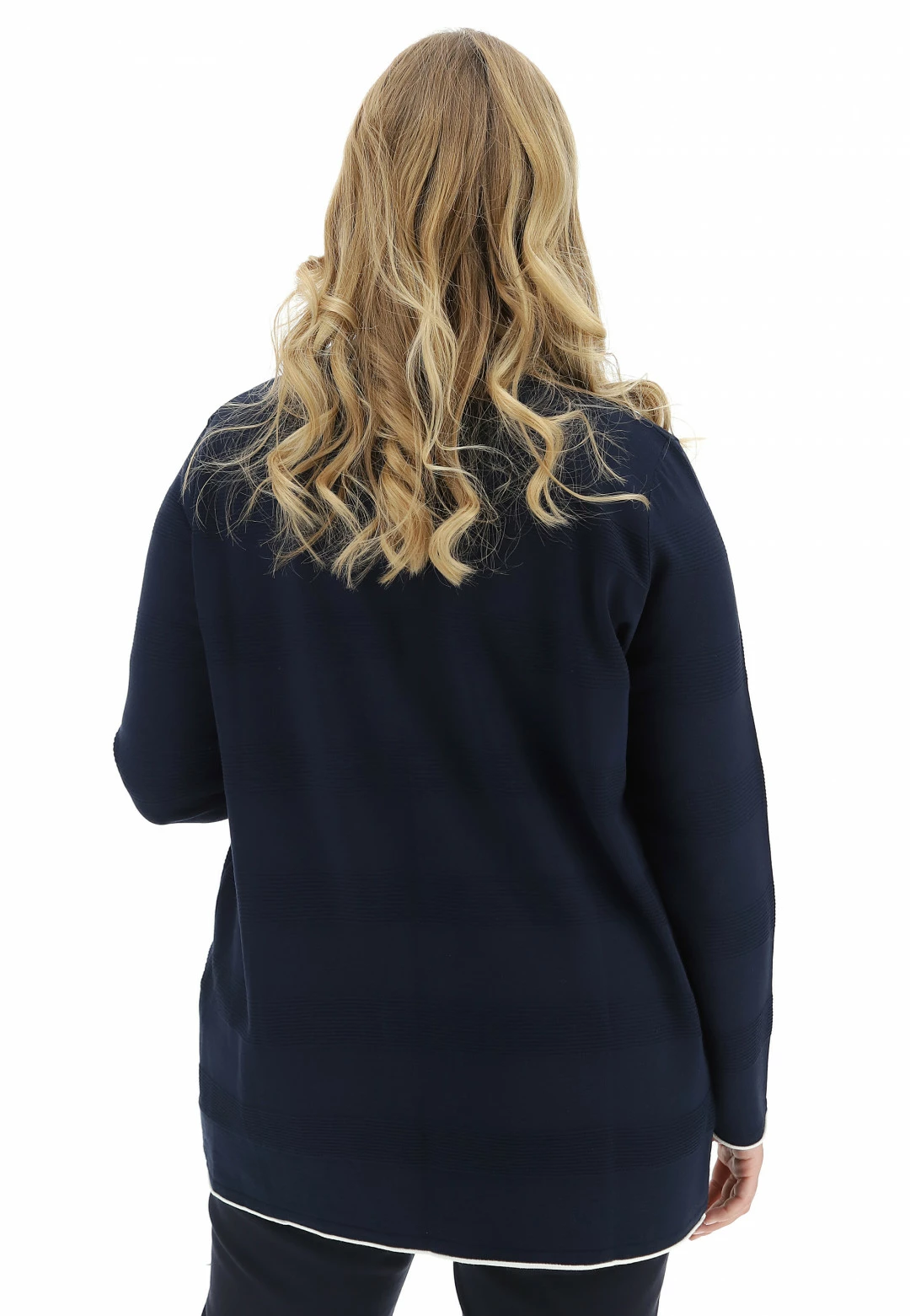 BE BLUE ENEMY Cardigan Aperto Blue Enemy Art.9360 Con Riga - immagine 12