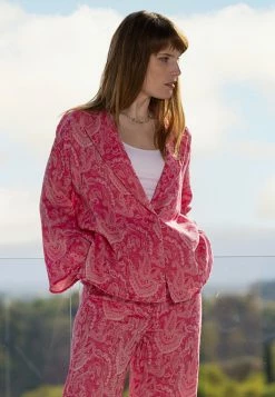 Giacca Fantasia Cachemire Rosa G.