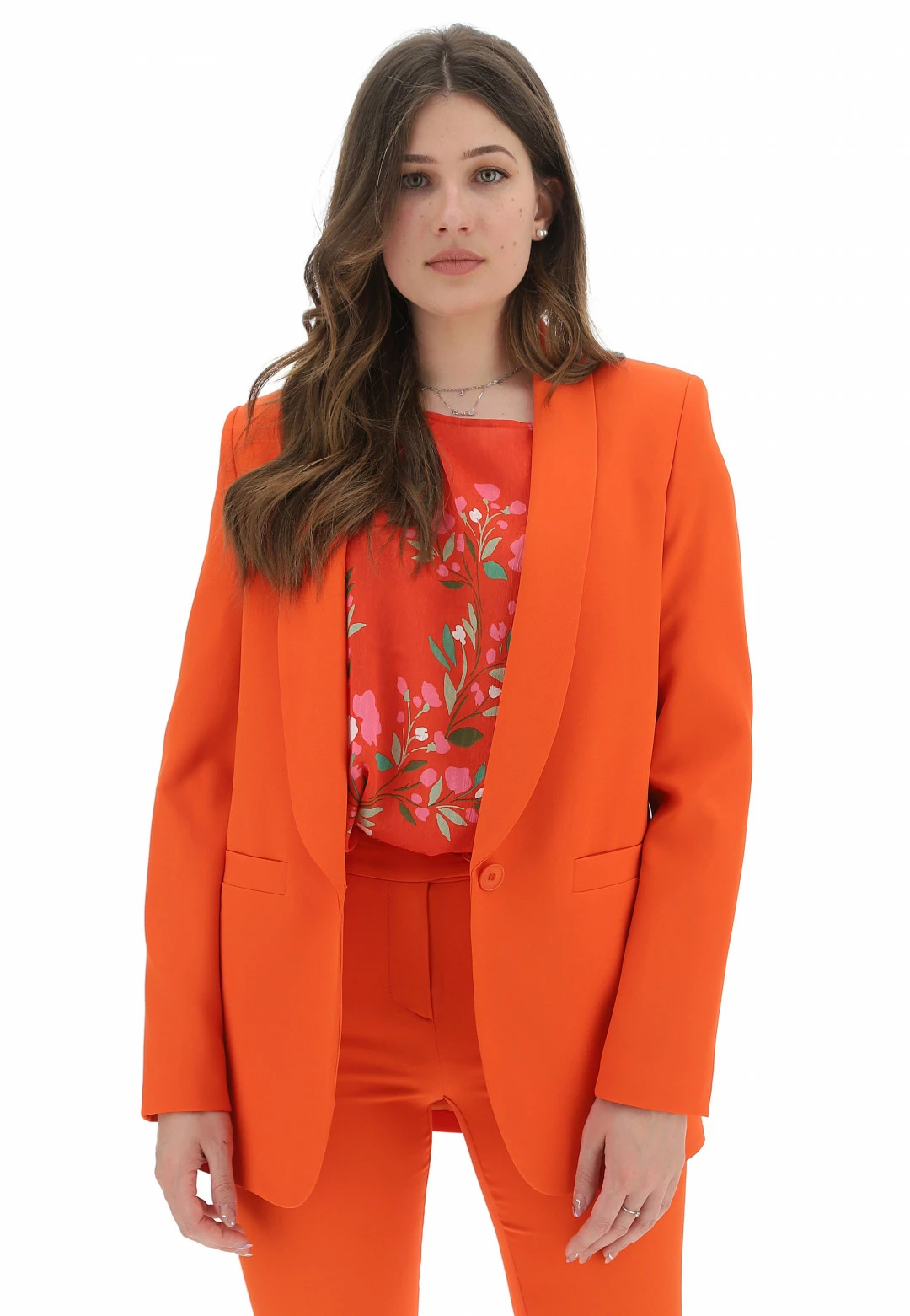 Amne' Giacca 1 Bottone In Tessuto Tecnico Amnè Donna - immagine 2