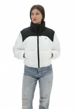 Bomber Imbottito Crop Calvin Klein Jeans Bicolor