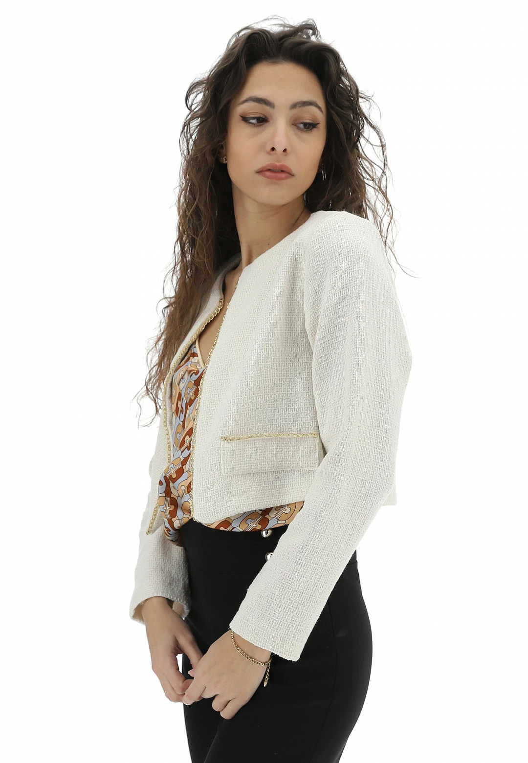 EKS Giacchina Tweed Profilo Catena èks