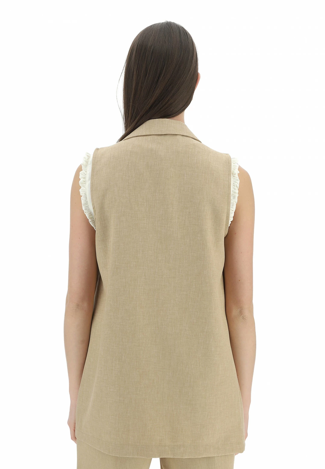 Gilet Aperto Effetto Fiammato Artigli - immagine 3