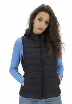 Gilet Imbottito Con Cappuccio Only Donna
