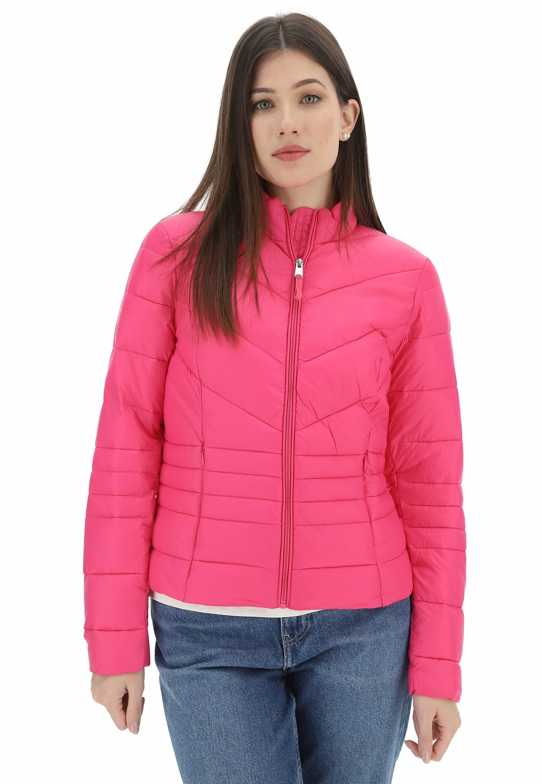 Giubbino Vero Moda Donna Full Zip Colore Fluo - immagine 7