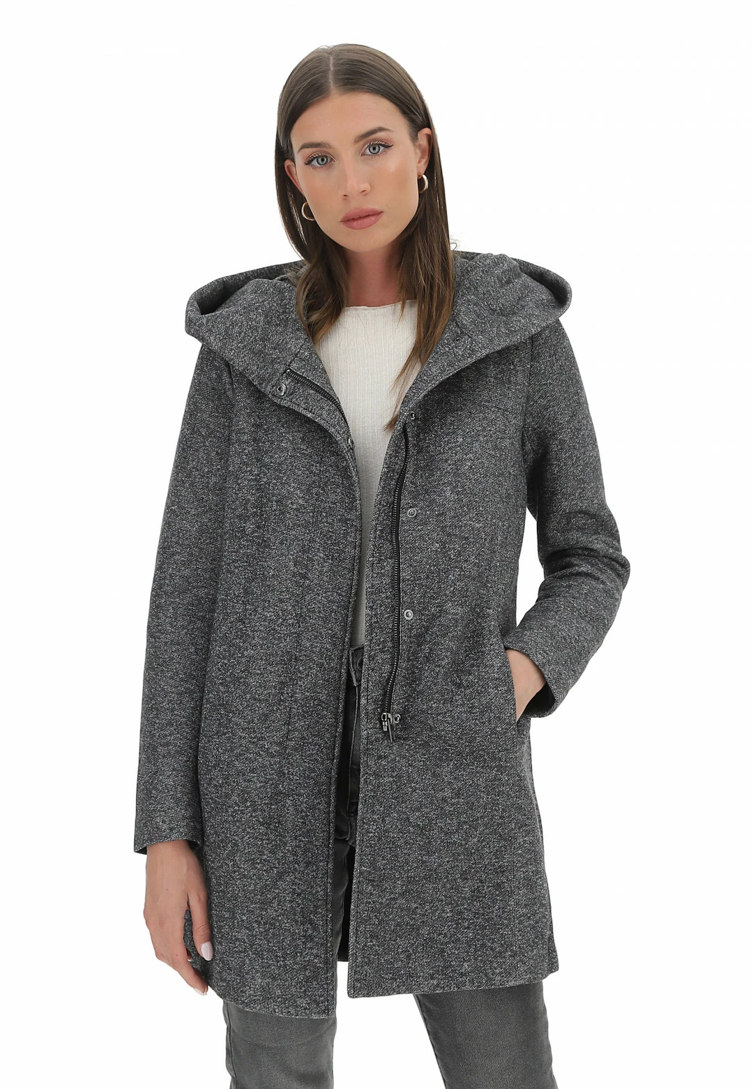 Cappottino Primo Peso Con Cappuccio Only Donna