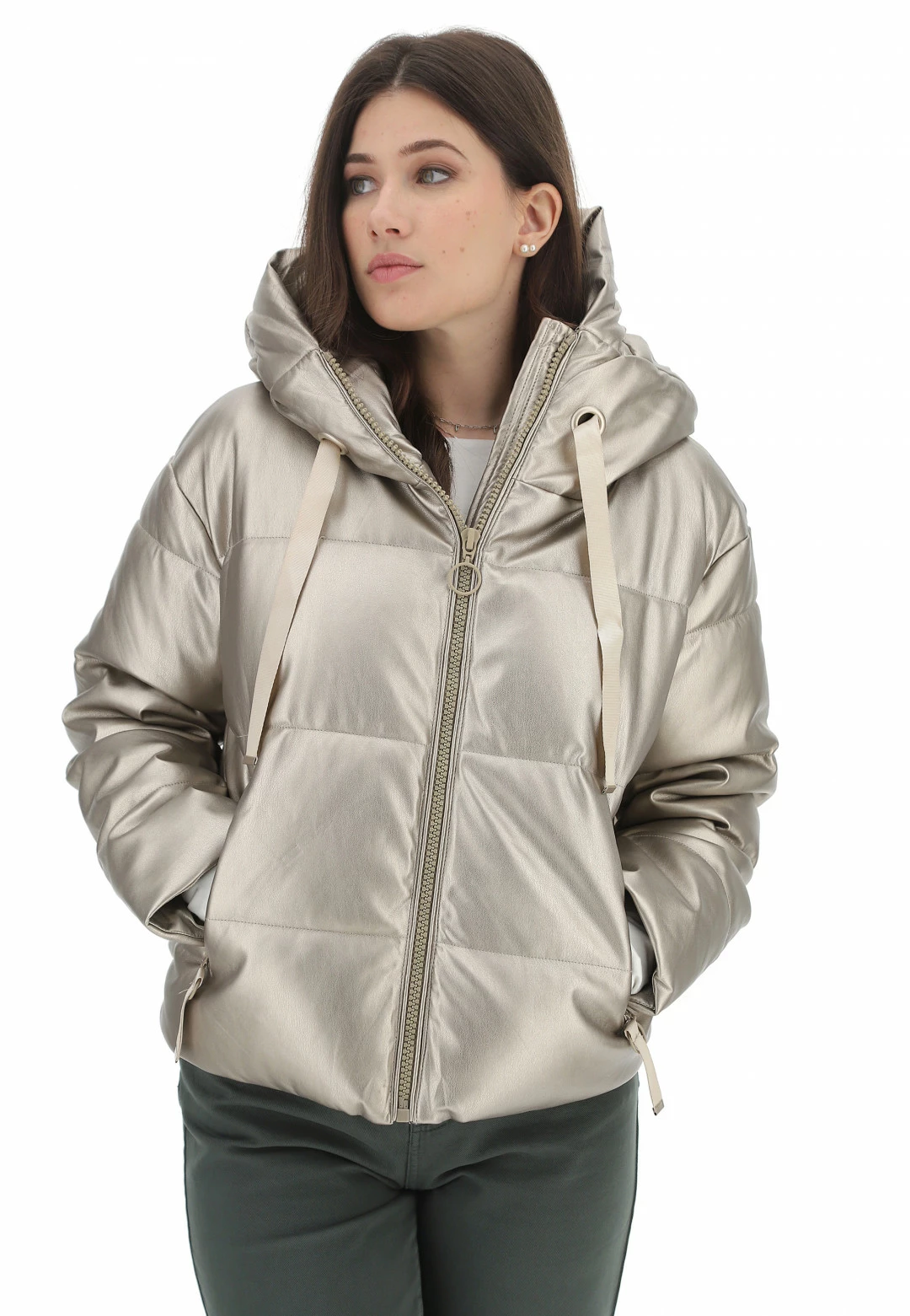 Giubbino Similpelle Imbottito Softy - immagine 7