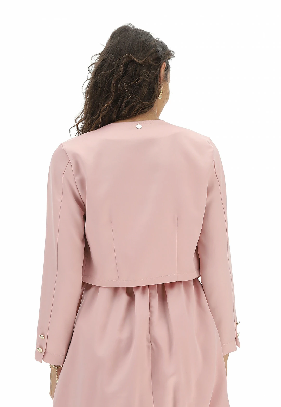 EKS Bolerino Effetto Satin Tinta Unita èks - immagine 8