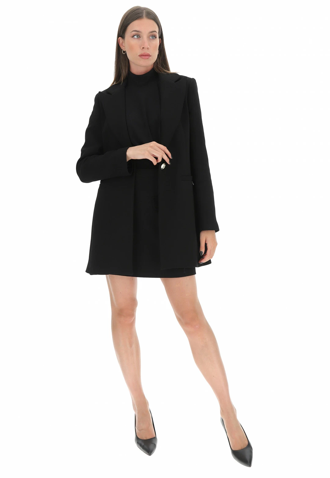 Giacca Lunga Strutturata Eks - immagine 10