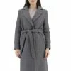 M&L MAIN & LAND Cappotto Lungo Main & Land Donna