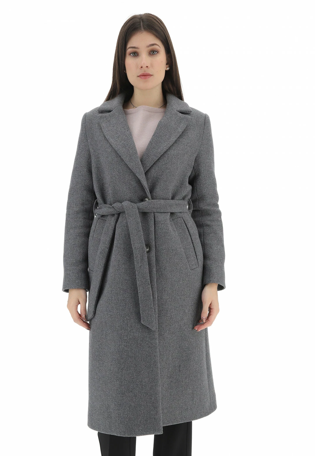 M&L MAIN & LAND Cappotto Lungo Main & Land Donna