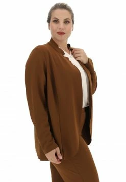 Giacca Aperta Con Collo A Fascetta Meteore